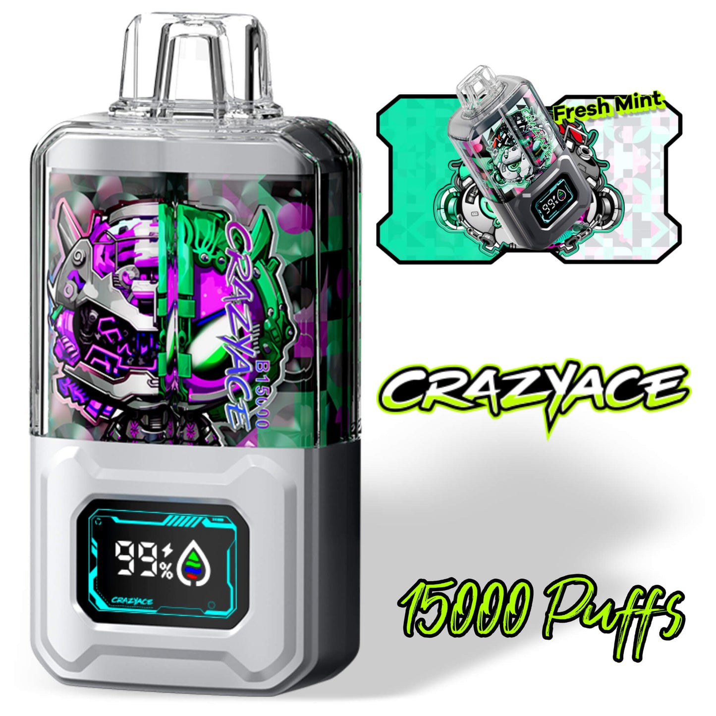 Crazyace 15k Disposable - BOGO - We add to Order