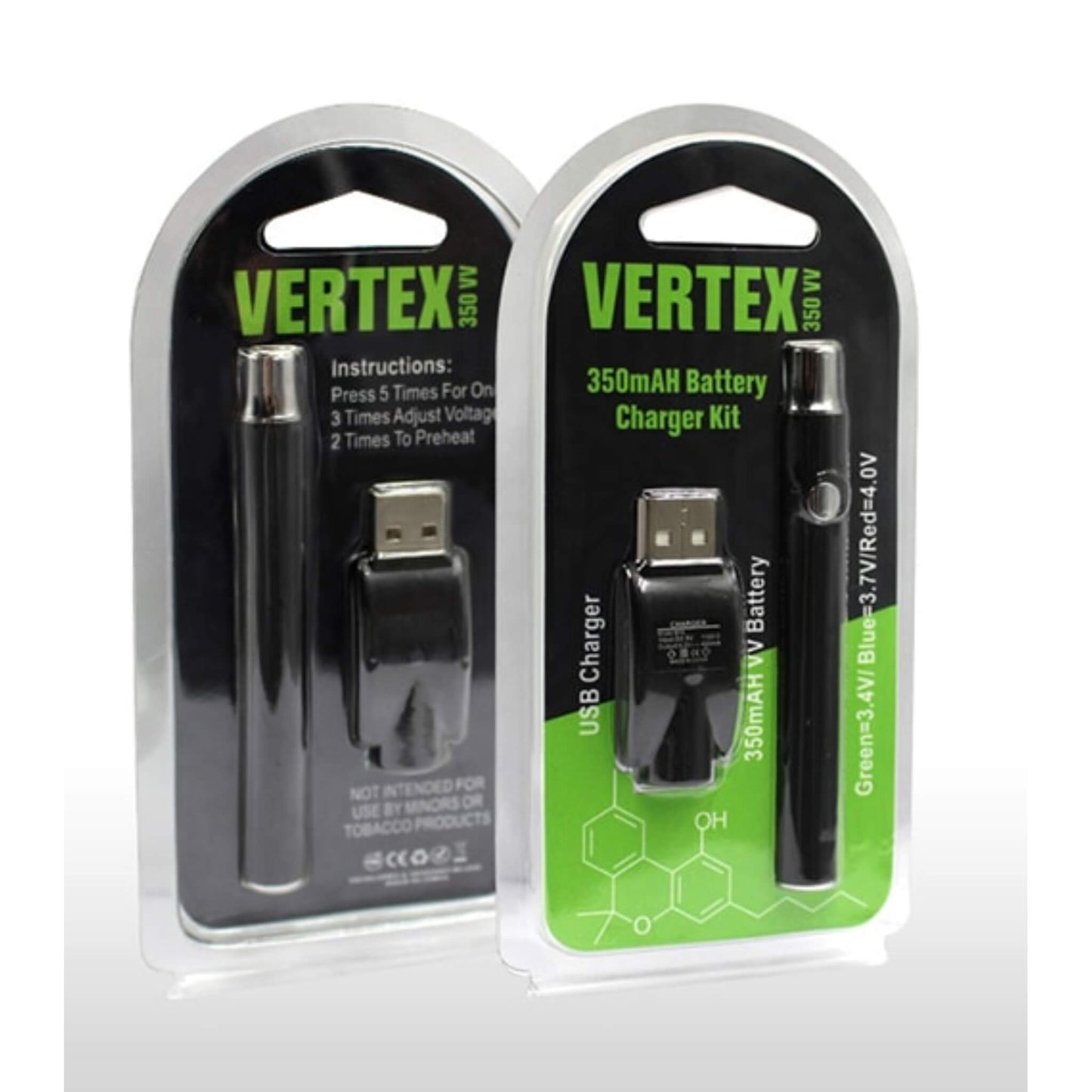 510 Battery Vape Pen 350VV Battery Charger Kit - 1$ Off