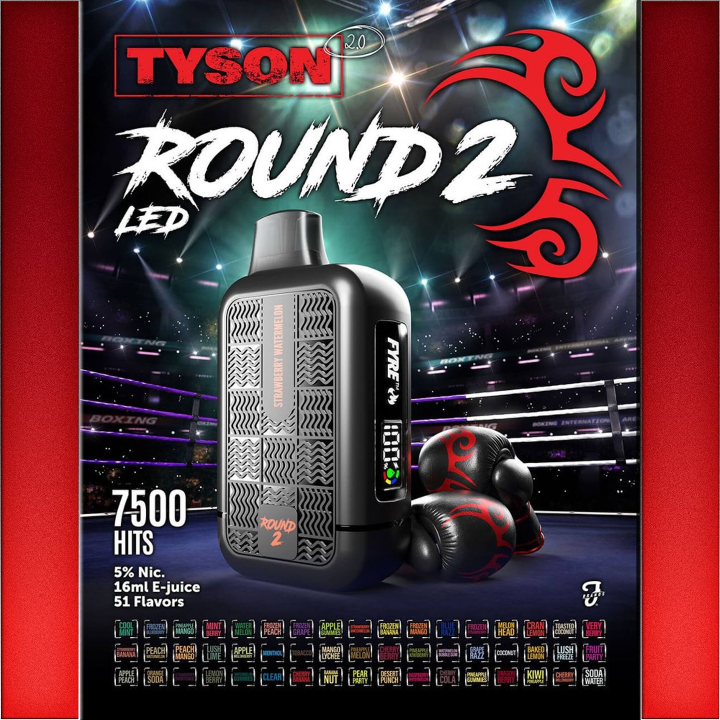 Tyson 2.0 7500 Disposable - BOGO - We add to Order