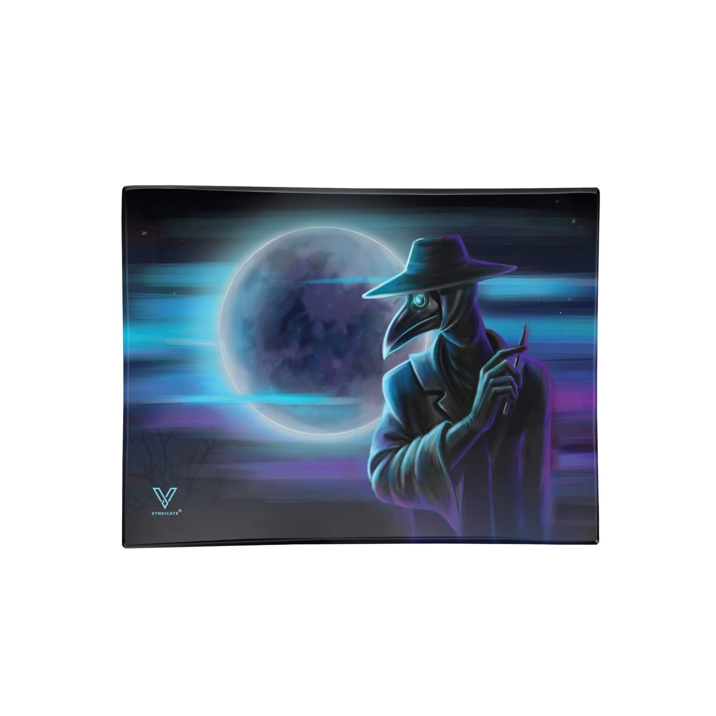 V Syndicate Shatterproof Glass Rolling Tray - Small - Heavy Heads MN