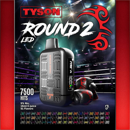 Tyson 2.0 7500 Disposable - BOGO - We add to Order