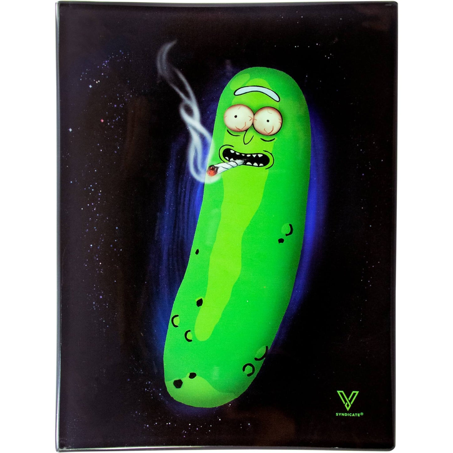 V Syndicate Shatterproof Glass Rolling Tray - Small - Heavy Heads MN